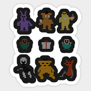 FNAF Sprites Sticker